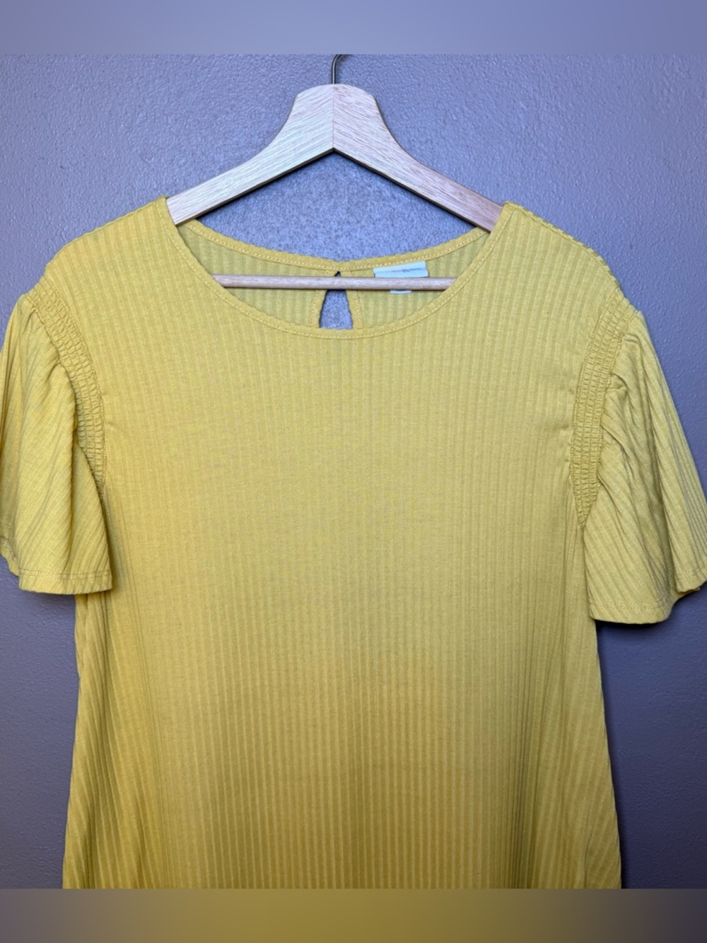 LuLaRoe Roselyn Dress Mustard Yellow Size XL - Picture 6 of 15